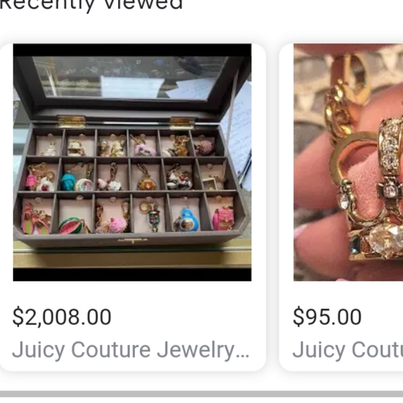 Juicy Couture 9 Crystal Stud Charm Necklace Exclusive to Storm Treasure … - Picture 17 of 17